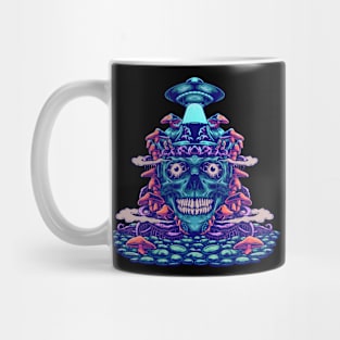 Psychedelic Skull Mug